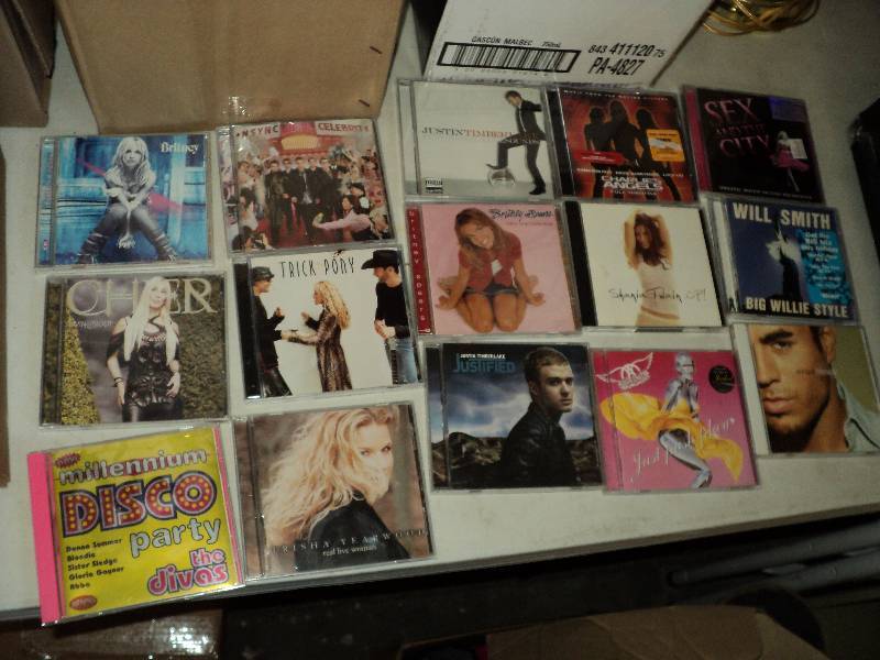 box of CDs ...