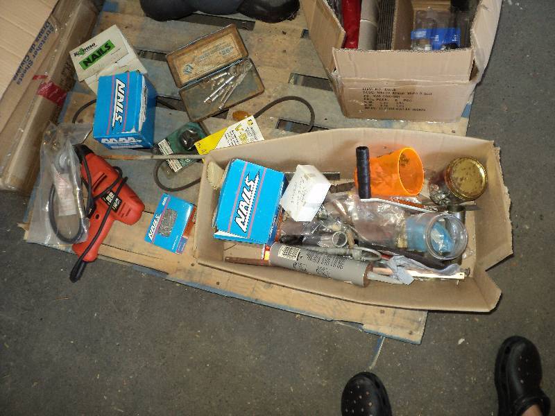 box of misc. garage stuff...