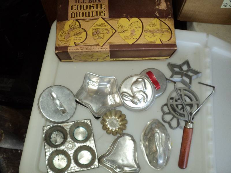 cookie moulds and cookie cutters...