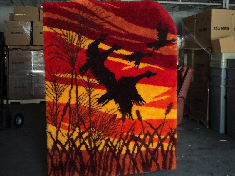 hand made wall hanging, 5ftx44in...