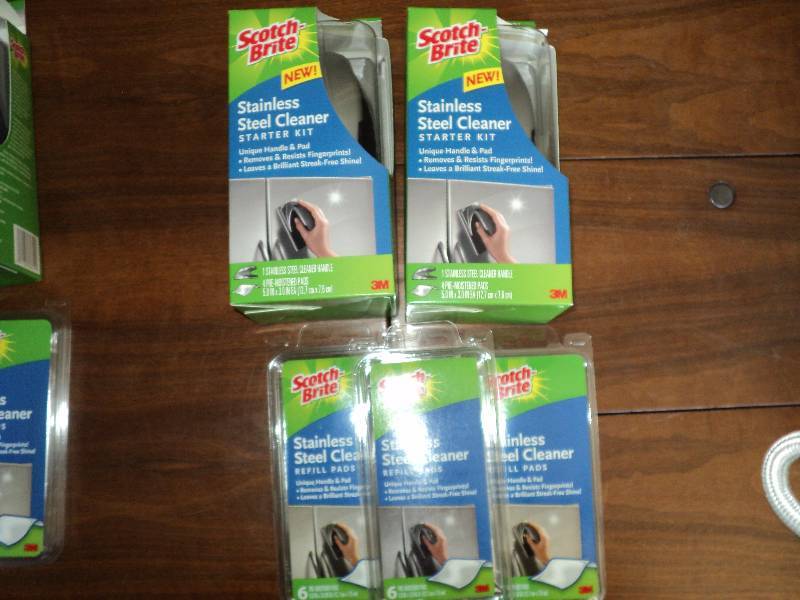 2 scotch brite stainless steel clea...
