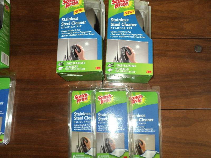 2 scotch brite stainless steel clea...