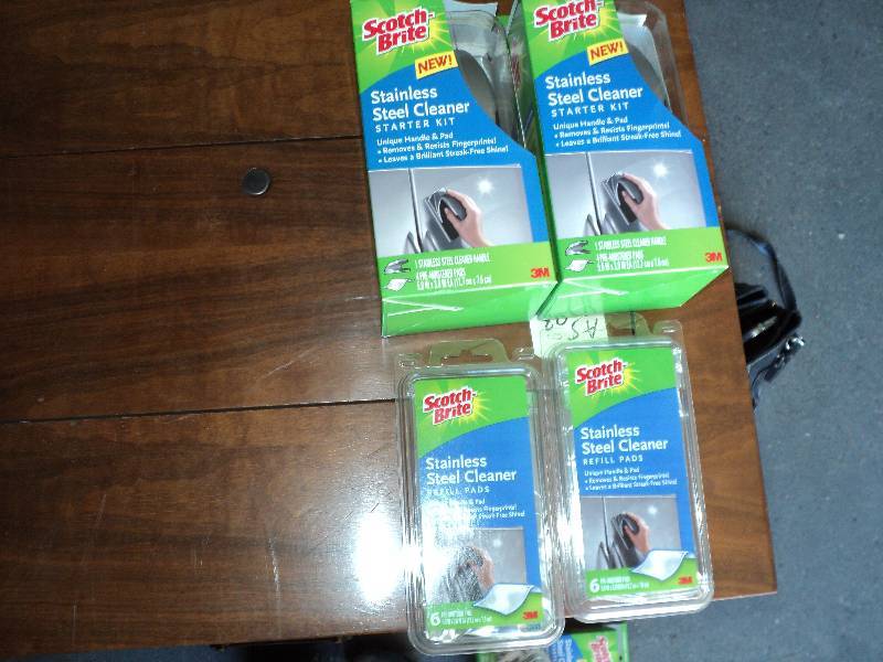 2 scotch brite stainless steel clea...