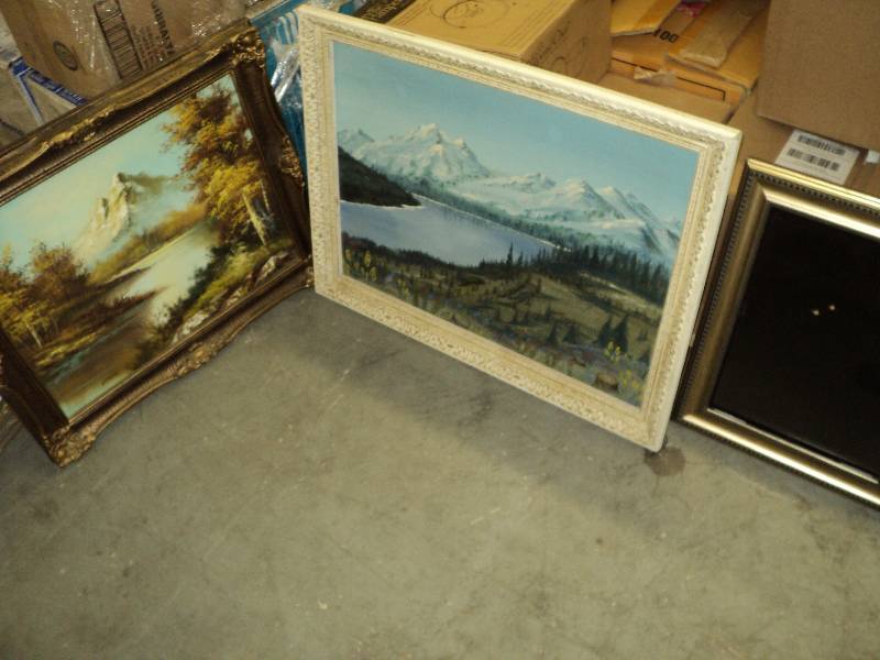 2 scenic pictures and 1 frame...