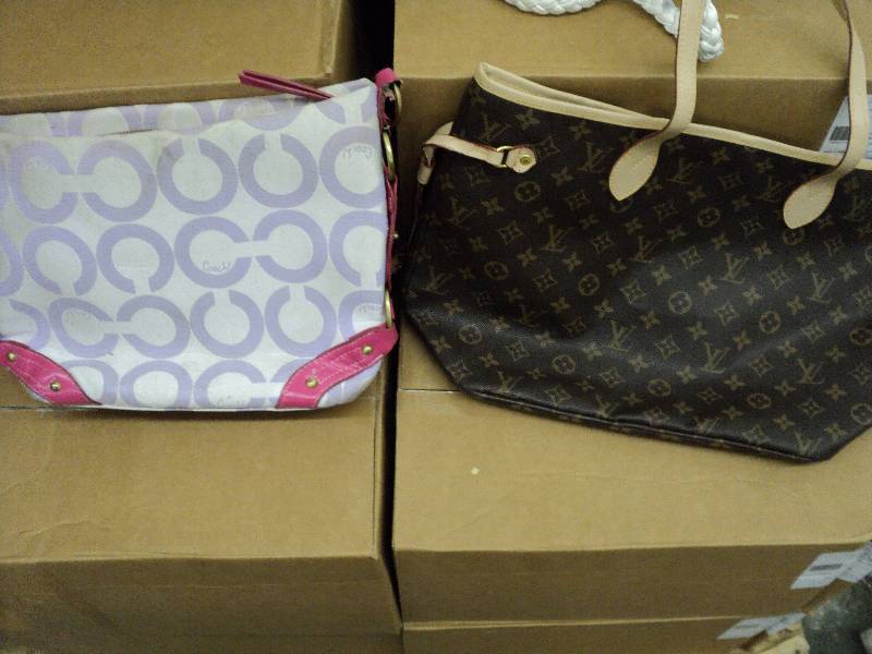 Louis Vuitton purse and Coach purse...