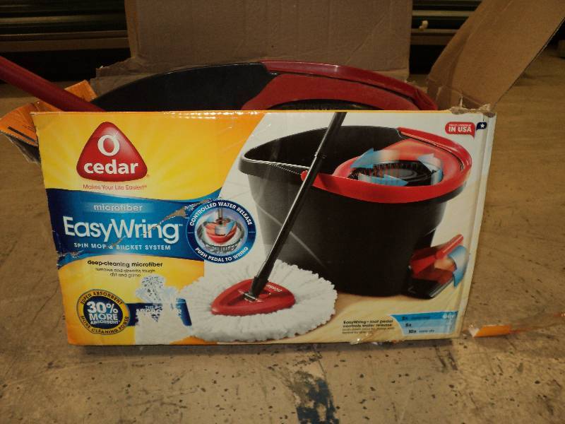 2 easy wring spin mop and buckets...