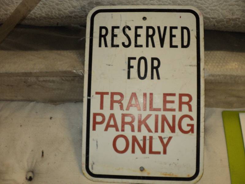 metal parking sign 12x18...