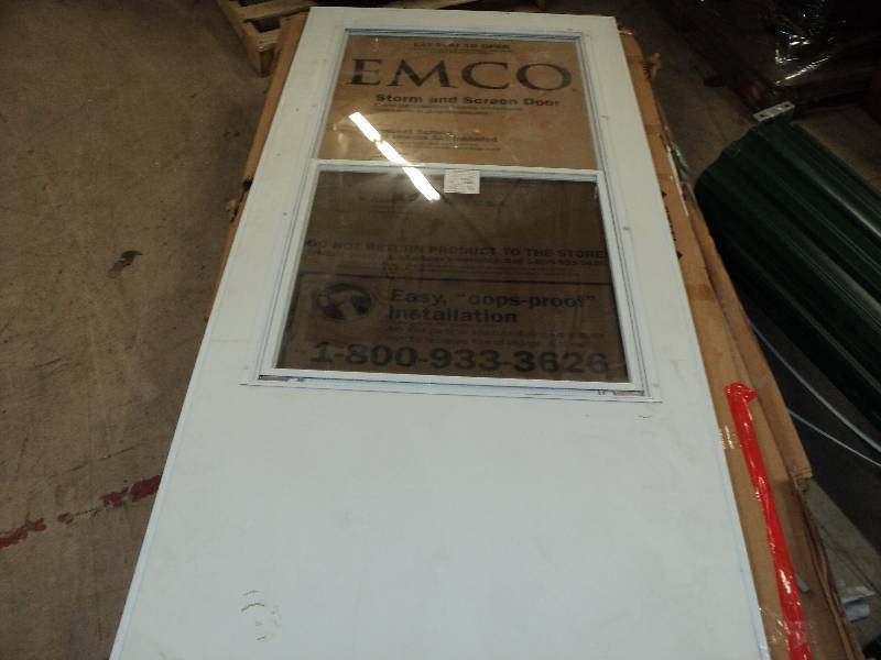 white door, 36x80, no hardware...