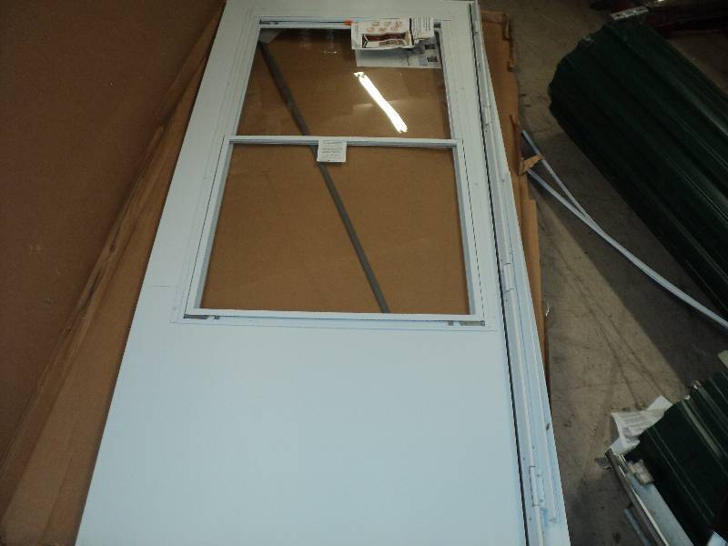 white Emco door, 36x80 no hardware...