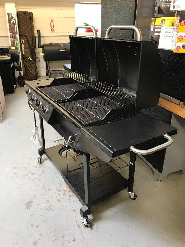 GAS AND CHARCOAL GRILL