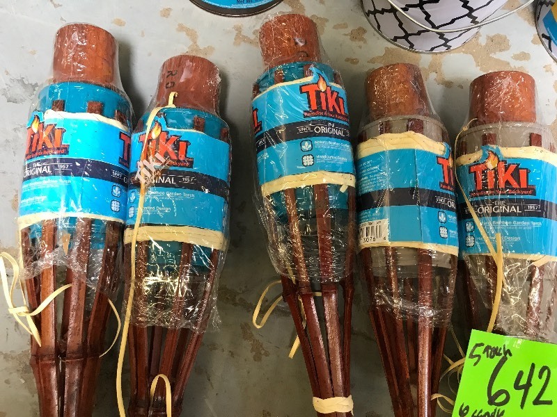 TIKI TORCH AND CANDLE LOT