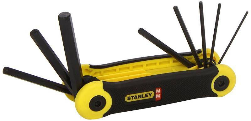 Stanley 269264 Folding Hex Key Set 8 Pieces