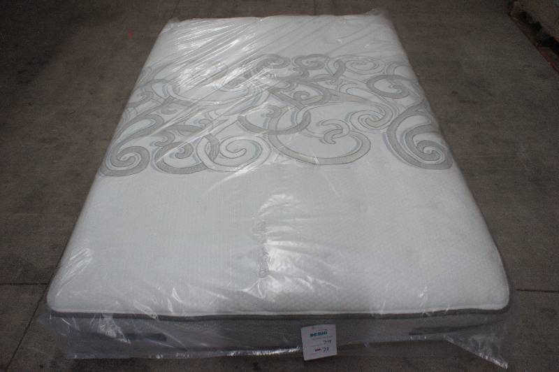 lot 21 image: New - Queen Size - Newfield Cushion Firm - Mattress - MSRP $ 1099.99