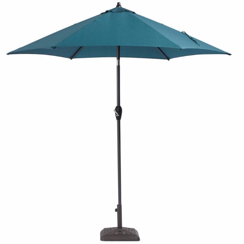 Hampton Bay 9 Ft Aluminum Patio Umbrella In Charleston With Tilt Patio Furniture Home Improvemnets Tools And More Auction 171 K Bid