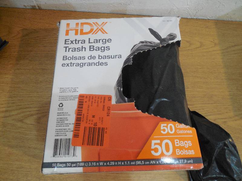 hdx garbage bags