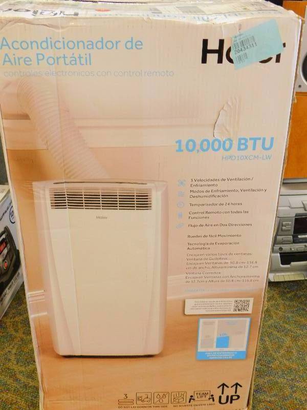 lot 21 image: 10,000 BTU Portable Room Air Conditioner