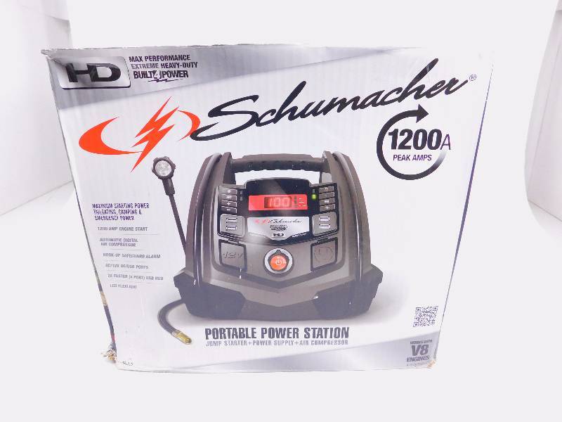 lot 25 image: Schumacher Portable Power Station 1200A