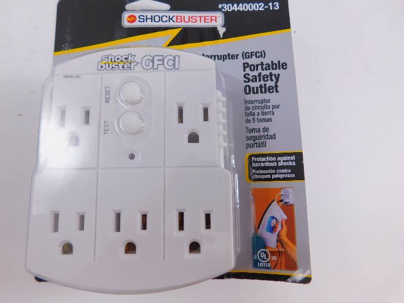 lot 56 image: ShockBuster 5 Outlet GFCI Outlet