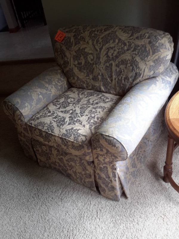 Nice upholstered chair.  EXCELLENT SHAPE