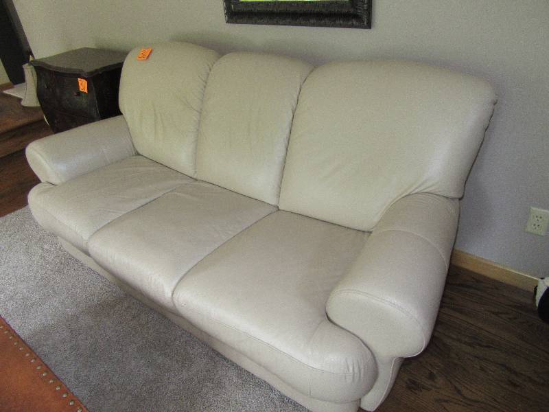 Italian Leather Couch.