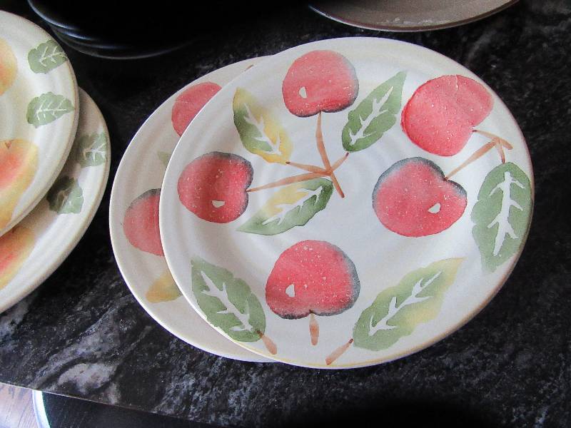 Misc. Floral and colorful china as pictured