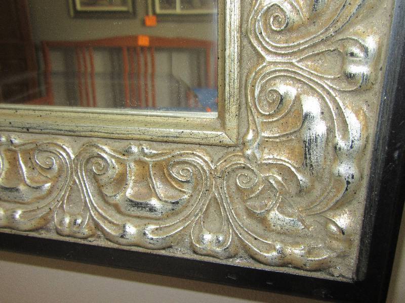 Nicely Framed Beveled Edge Mirror