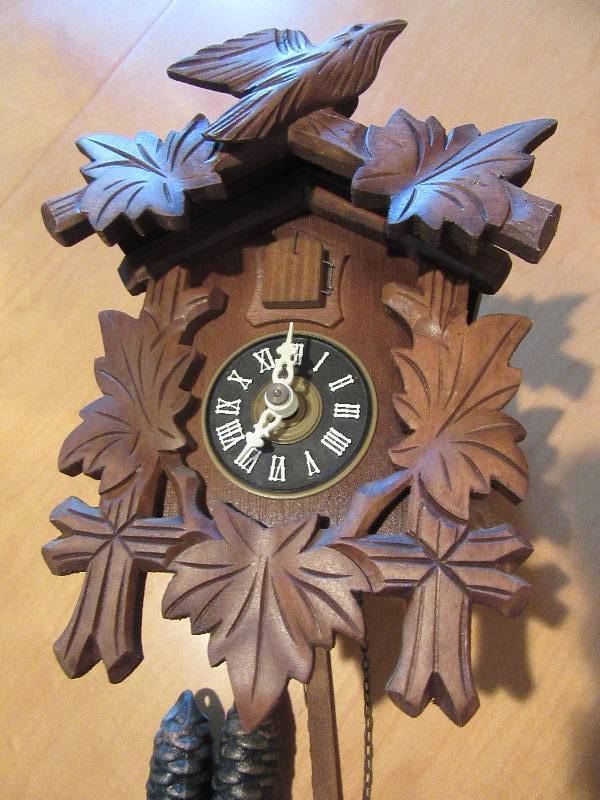 Cuckoo Clock as pictured.. Approx 10 in h.. Untested but owner says they work.