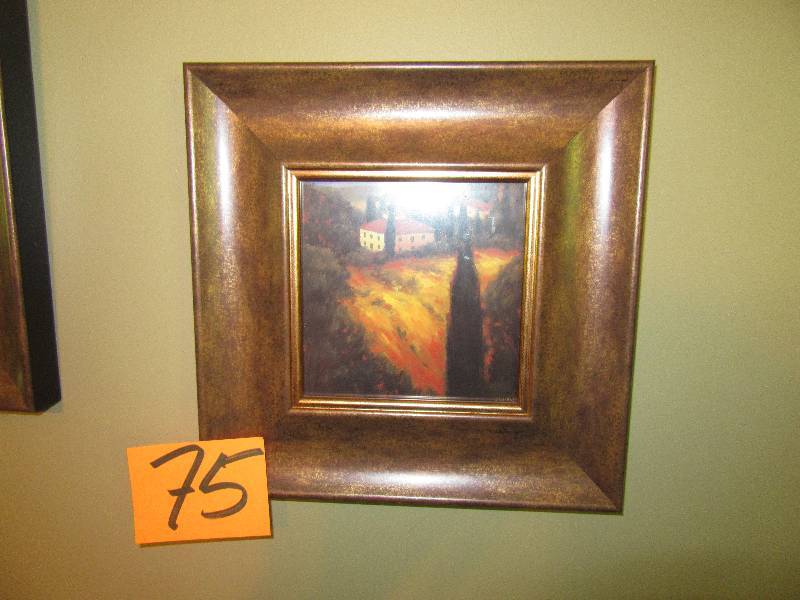 2 nicely framed pictures as shown