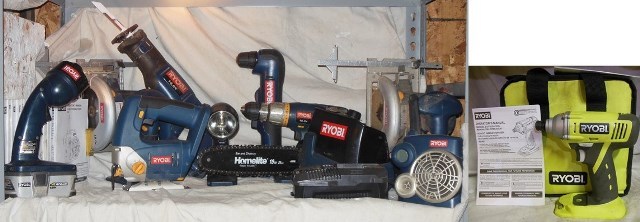 lot 11 image: Huge Set of Ryobi 18V Cordless Tools