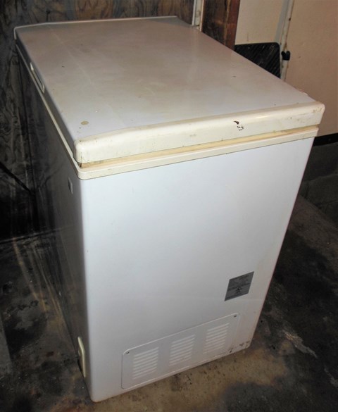 lot 40 image: GE Chest Freezer