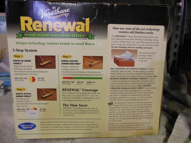 Varathane Renewal Wood Floor Restoring System And Wagner 705 Power