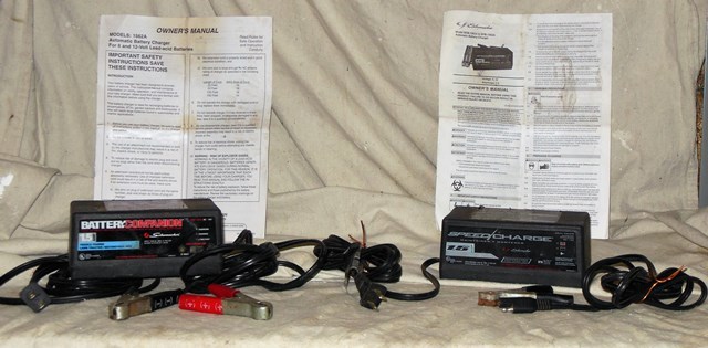 lot 75 image: Two Schumacher 1.5 Amp Battery Chargers