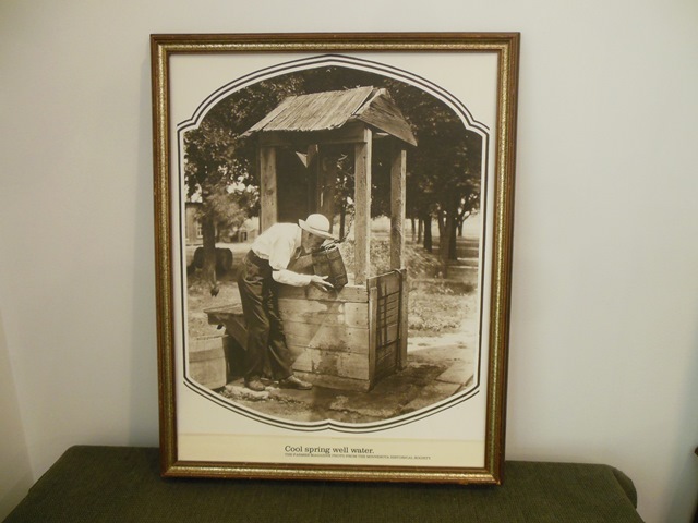 lot 62 image: 20 x 26 Print - The Farmers Magazine Photo from The Minnesota Historical Society Cool spring well water