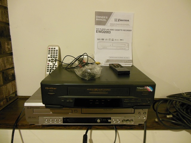 lot 86 image: Emerson Video Cassette Recorder and DVDCassette Player and Quasar VCR