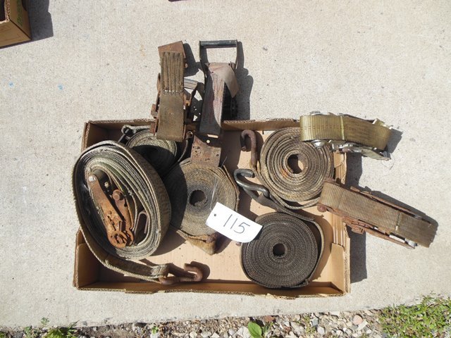 lot 115 image: Four 2 Straps and Ratchets