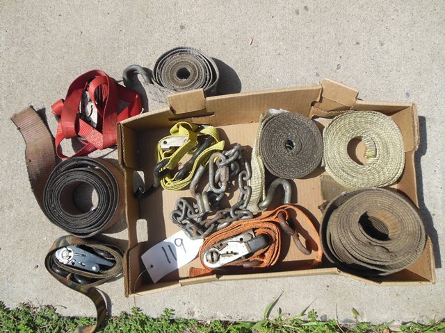 lot 119 image: Assorted Light Duty Straps and More - some 2