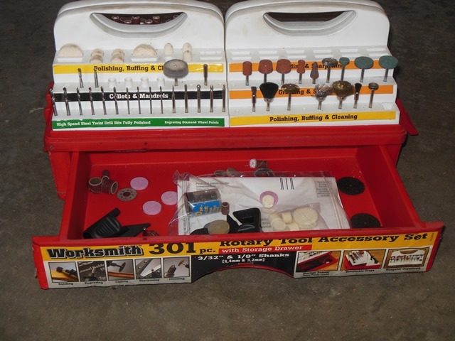 lot 163 image: Rotary Tool Accessory Set