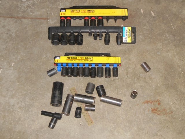 lot 169 image: Assorted Impact Sockets