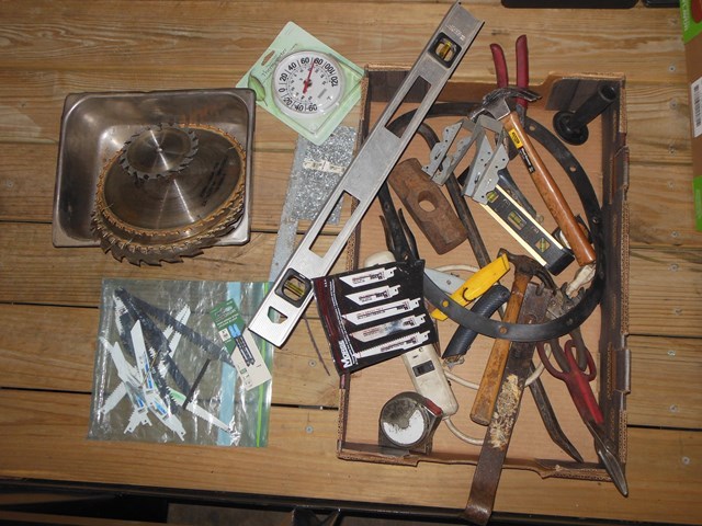 lot 220 image: Circular Saw Blades, Other Blades and Numerous Tools
