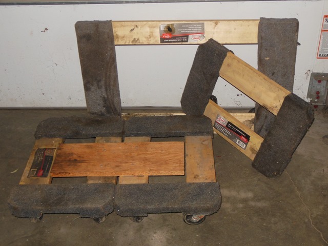 lot 214 image: Set of 3 Hardwood Dollies