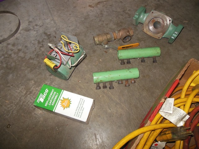 lot 242 image: Two Heavy Duty Extension Cords and Other