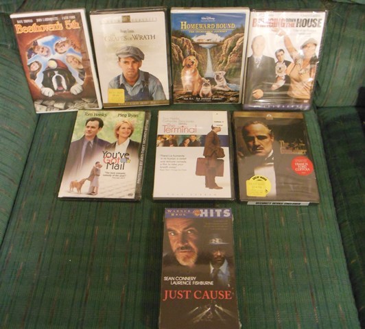 lot 210 image: New DVD and VHS Movie Lot