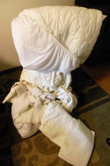 lot 318 image: Multiple Mattress Protectors