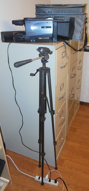 lot 323 image: Video Camera and Tripod
