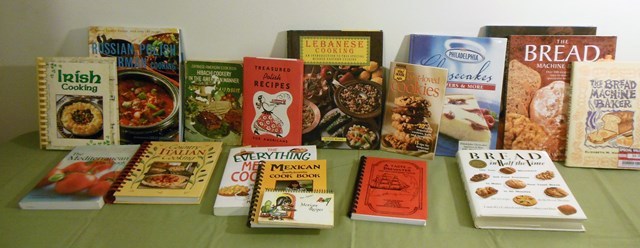 lot 297 image: Wonderful Lot of World Cuisine Cookbooks and Breads