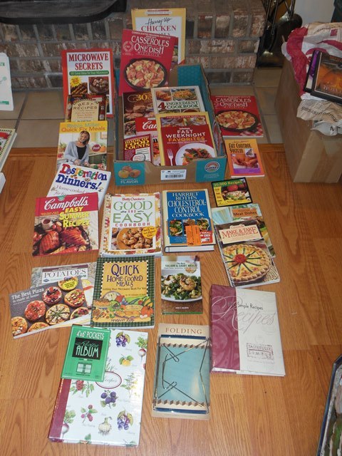 lot 303 image: Fast and Easy Meals, One Dish, New Recipe Album, Book Holder, and MORE