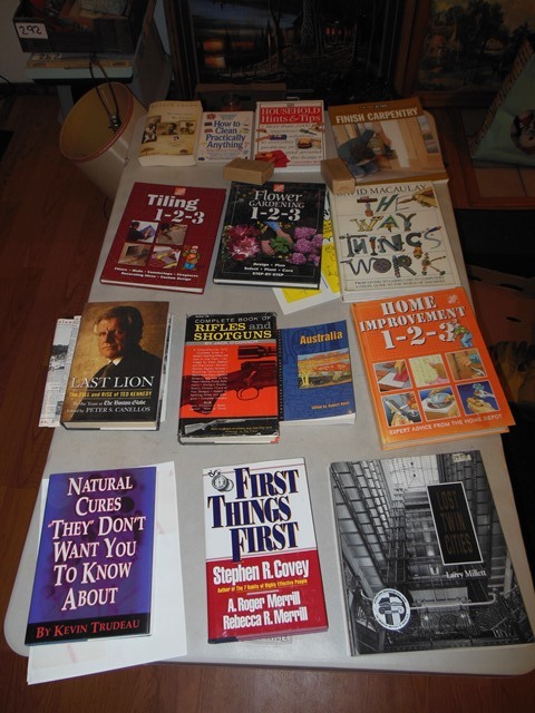 lot 328 image: Home Repair Books and More