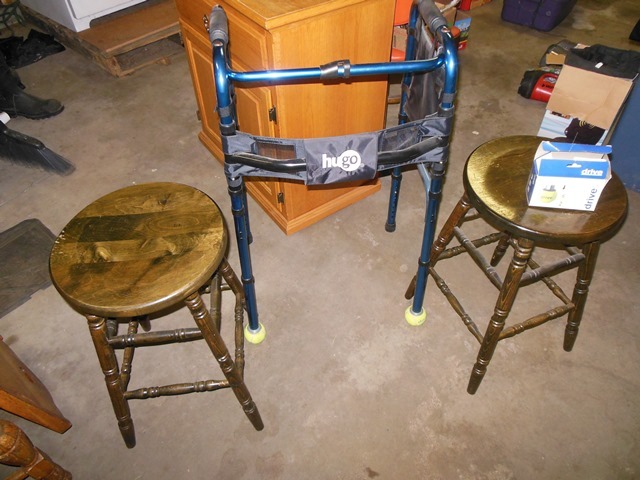 lot 277 image: Hugo Walker and Two Stools
