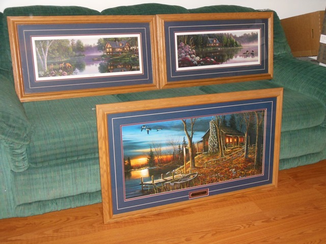 lot 290 image: Complete Serenity by Jim Hansel and Sweet Serenityand Beside Still Waters by Kim Norlien