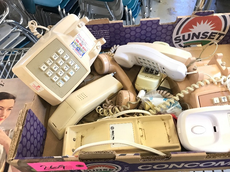 lot 269 image: OLD PHONES AND MAGAZINES